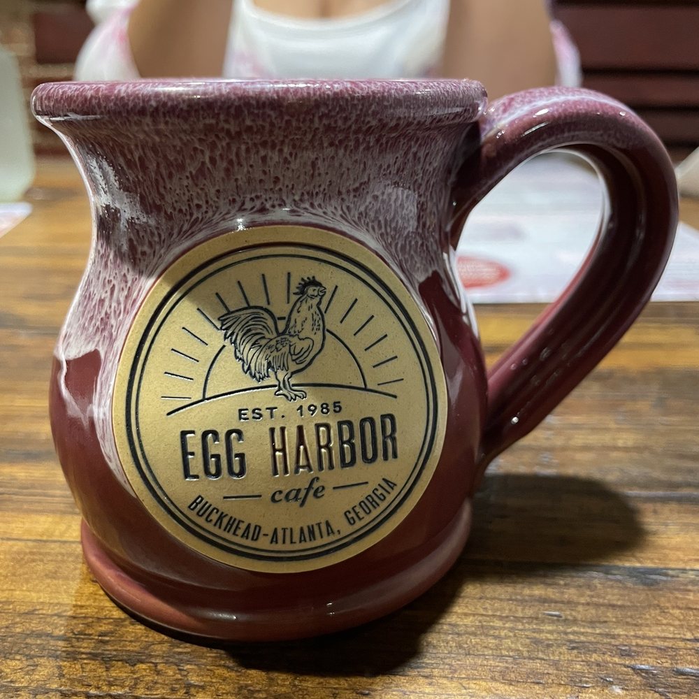 Egg Harbor Café - Hot chocolate in a cute mug - Breakfast & Brunch Near Me - Atlanta, Georgia Egg Harbor Café - Hot chocolate in a cute mug - Breakfast & Brunch Near Me - Atlanta, Georgia