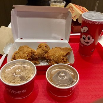 Jollibee - 3-pc Chickenjoy with 1 Side (Adobo Rice, which was $1.29 extra) - Fast Food Near Me - New York, New York Jollibee - 3-pc Chickenjoy with 1 Side (Adobo Rice, which was $1.29 extra) - Fast Food Near Me - New York, New York