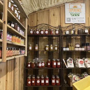 Urbana Farmstead - shelves of preserves and condiments - Farmers Market Near Me - Little Rock, Arkansas Urbana Farmstead - shelves of preserves and condiments - Farmers Market Near Me - Little Rock, Arkansas