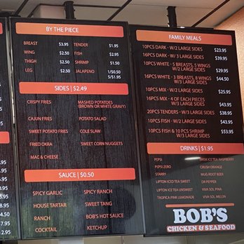 Bob's Chicken and Seafood - Seafood Near Me - Mansfield, Texas