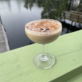 River Grille - Pumpkin espresso martini -EVERYONE should try this! - Seafood Near Me - Ormond Beach, Florida