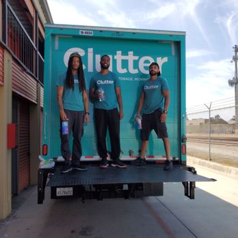 Clutter Storage - Devonte,  Robb and Andrew from Clutter. Best move ever.  I really didn't lift a finger. - Self Storage Near Me