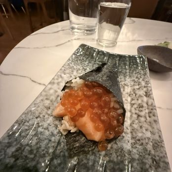 Echigo Home Cook - Salmon Ikura Hand Roll - Japanese Near Me - San Francisco, California Echigo Home Cook - Salmon Ikura Hand Roll - Japanese Near Me - San Francisco, California