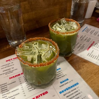Temakase Hand Roll Bar - 2nd Ave - Spicy Matcha Margarita - Sushi Bars Near Me - New York, New York