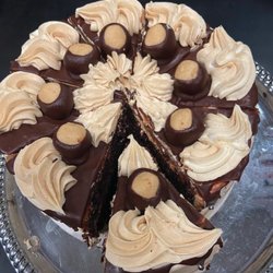 Catering By Scott - Cake of the week!! I mean no better combination than Chocolate and Peanut Butter! So here is the Buckeye cake!