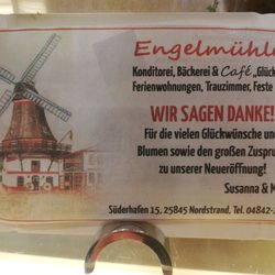 Engelmühle Nordstrands Gourmet-Café - Dankeschön