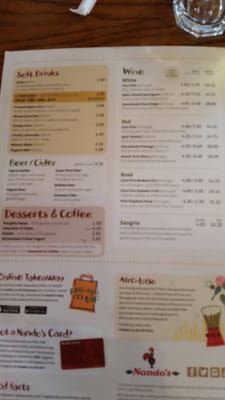 Menu photo 6 Nando's Blackpool, BPL