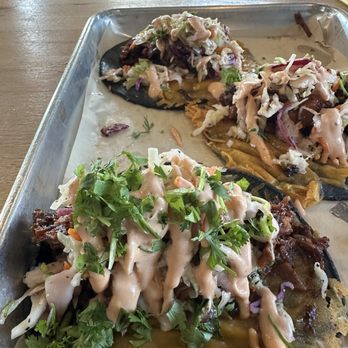 Smoke & Fire Social Eatery - 3 Brisket Tacos - Comfort Food Near Me - Paramount, California Smoke & Fire Social Eatery - 3 Brisket Tacos - Comfort Food Near Me - Paramount, California