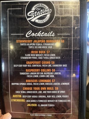 Menu photo 4 The Station Pub & Grill Tucson, AZ Menu photo 4 The Station Pub & Grill Tucson, AZ