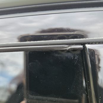 Marine And Auto Detailing - This is the seal damage that the tinter caused when tinting my windows. - Auto Detailing Near Me - Gig Harbor, Washington