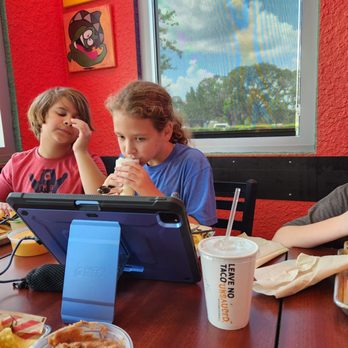 Tijuana Flats - Kids eating kids meals - Tex-Mex Near Me - Saint Cloud, Florida