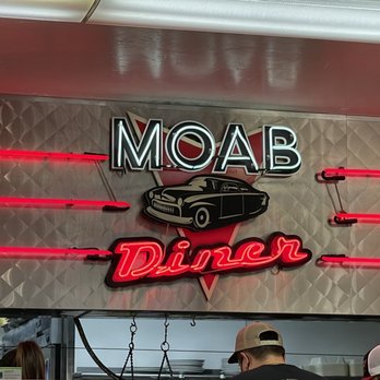 Moab Diner - Nice logo at the rear of the restaurant - Diners Near Me - Moab, Utah Moab Diner - Nice logo at the rear of the restaurant - Diners Near Me - Moab, Utah