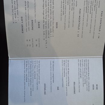 Padi - Drinks menu August 2026 - Indonesian Near Me - Los Angeles, California Padi - Drinks menu August 2026 - Indonesian Near Me - Los Angeles, California