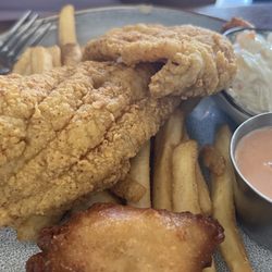 Marthie Ann's - Fried catfish cooked to perfection!!! Not soft and not over cooked but perfectly crispy.