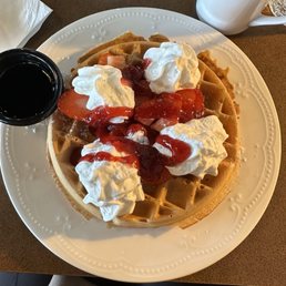 Strawberry waffle Strawberry waffle