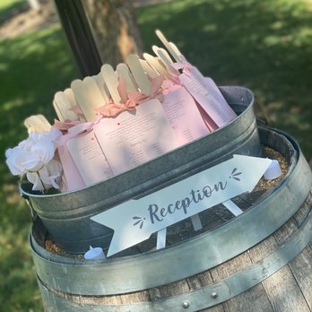 Wine Country Gardens - Nice wine barrels near the entrance. - Venues & Event Spaces Near Me - Prosser, Washington Wine Country Gardens - Nice wine barrels near the entrance. - Venues & Event Spaces Near Me - Prosser, Washington