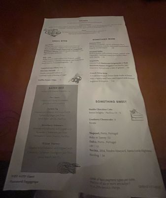 Menu photo 2 A Grape in the Fog Pacifica, CA Menu photo 2 A Grape in the Fog Pacifica, CA