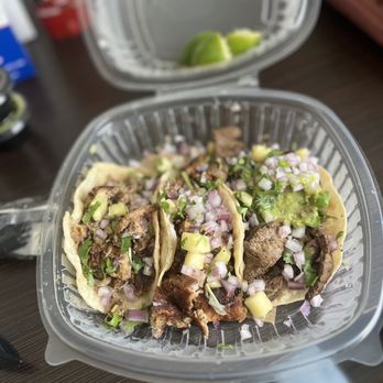Bandidos Taqueria - Tacos  1 Al Pastor Taco 1 Carne Asada Taco 1 Pork Carnitas Taco - Tacos Near Me - Miami, Florida