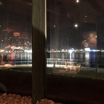 Chart House - Evening Water View from our table (dirty windows) - Seafood Near Me - Jacksonville, Florida Chart House - Evening Water View from our table (dirty windows) - Seafood Near Me - Jacksonville, Florida