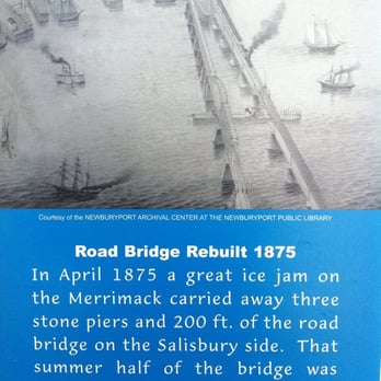 Gillis Bridge - Informative signs on the Salisbury side tell the history of road and rail bridges at this location. - Landmarks & Historical Buildings Near Me - Essex, Massachusetts Gillis Bridge - Informative signs on the Salisbury side tell the history of road and rail bridges at this location. - Landmarks & Historical Buildings Near Me - Essex, Massachusetts