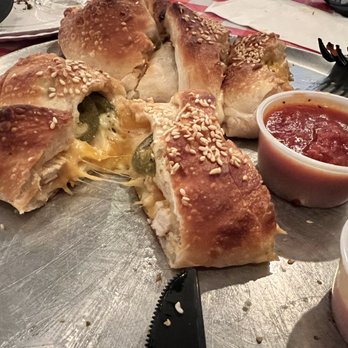 Top It Off Pizza - Chicken jalapeño cheese pizza roll - Pizza Near Me - Tyler, Texas Top It Off Pizza - Chicken jalapeño cheese pizza roll - Pizza Near Me - Tyler, Texas