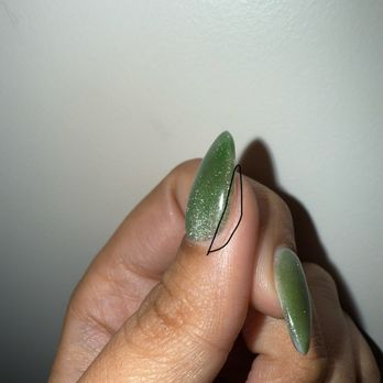 Kitchen Nail Bar - Coleman - Color doesn't cover the whole nail - Nail Salons Near Me - San Jose, California