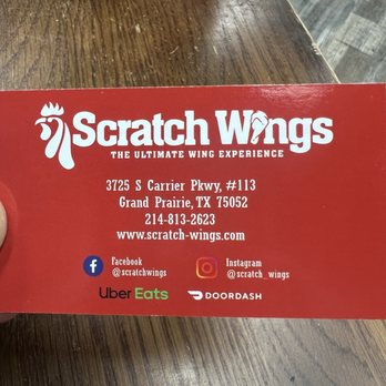 Scratch Wings - Chicken Wings Near Me - Grand Prairie, Texas Scratch Wings - Chicken Wings Near Me - Grand Prairie, Texas