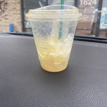 Starbucks - a plastic cup with a drink in it - Coffee & Tea Near Me - Grand Prairie, Texas Starbucks - a plastic cup with a drink in it - Coffee & Tea Near Me - Grand Prairie, Texas