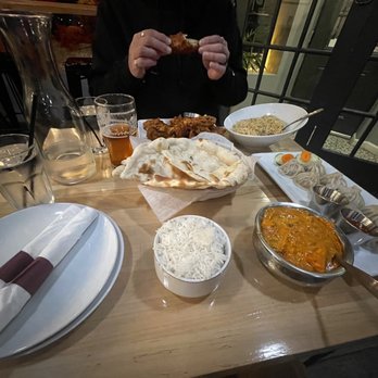 Zuzu Momo - Curry Marsala  Momo  Naan  Buffalo fried chicken wings  Fried rice - Indian Near Me - Everett, Massachusetts