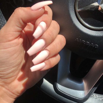 Buff N File Spa - Gel in the color pina colada - Eyelash Service Near Me - Tempe, Arizona
