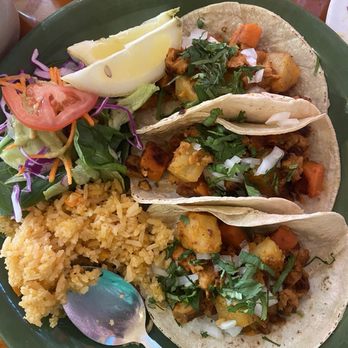 Viva Vegeria - Kids' chicken tacos. Huge portion! - Vegan Near Me - San Antonio, Texas Viva Vegeria - Kids' chicken tacos. Huge portion! - Vegan Near Me - San Antonio, Texas