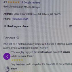 The Colonels B&B - BE CAUTIOUS BEFORE BOOKING!!