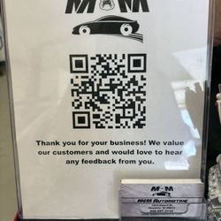 M&M Automotive - Business card