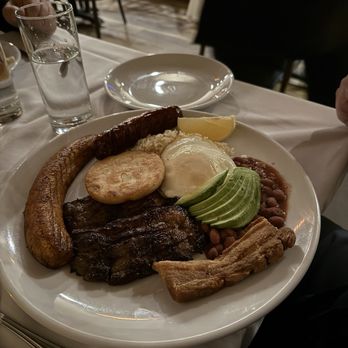 Sabor & Sazon - Many different flavors in this Bandeja Paisa dish! Perfection! - Italian Near Me - Paso Robles, California Sabor & Sazon - Many different flavors in this Bandeja Paisa dish! Perfection! - Italian Near Me - Paso Robles, California