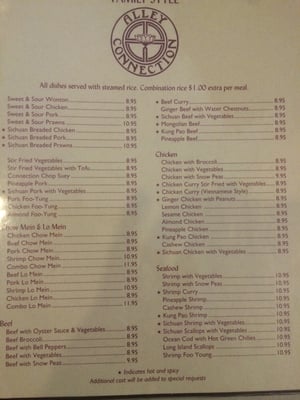 Menu photo 4 The Alley Connection Kalispell, MT Menu photo 4 The Alley Connection Kalispell, MT