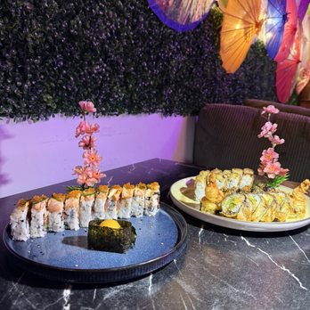 Nara Asian Creations - The Devil next to the BKK Bomb and Krazy in Love roll - Sushi Bars Near Me - Jupiter, Florida