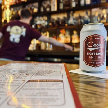 Cook's Burger Bar - Crushable lager at a killer 3$ price point - Burgers Near Me - Williamsburg, Virginia Cook's Burger Bar - Crushable lager at a killer 3$ price point - Burgers Near Me - Williamsburg, Virginia