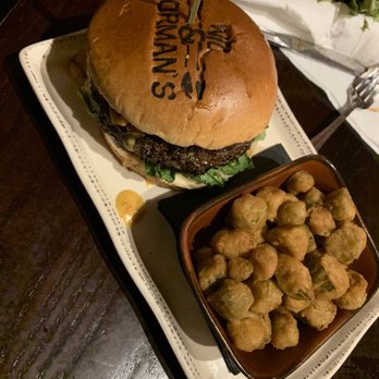 Nic & Norman's - Pimento Bacon Burger and Fried Okra - Desserts Near Me - Senoia, Georgia Nic & Norman's - Pimento Bacon Burger and Fried Okra - Desserts Near Me - Senoia, Georgia