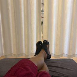 Waiting to get a massage Waiting to get a massage