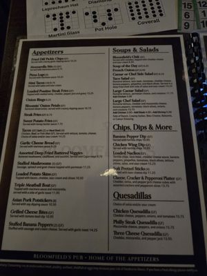 Menu photo 5 Bloomfield's Pub Depew, NY