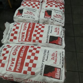 Five Guys - Hand cut idaho potato french fries - Burgers Near Me - Culver City, California Five Guys - Hand cut idaho potato french fries - Burgers Near Me - Culver City, California