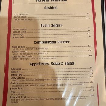 Captains Tavern - Sushi Menu - Seafood Near Me - Miami, Florida
