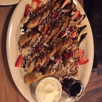 Seven Mile Cafe - Stuffed French toast. Enough for two easily. - Breakfast & Brunch Near Me - Keller, Texas Seven Mile Cafe - Stuffed French toast. Enough for two easily. - Breakfast & Brunch Near Me - Keller, Texas