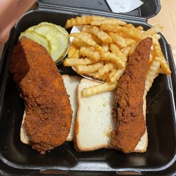 Medium spice Dave's #1 2 Tenders w/ Fries Medium spice Dave's #1 2 Tenders w/ Fries