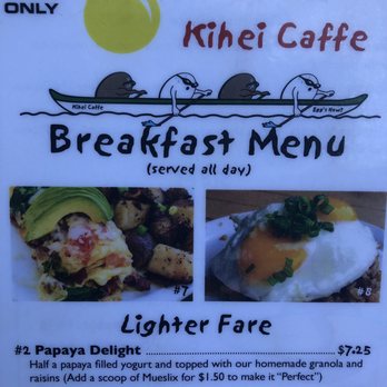 Kihei Caffe - Cash Only.  ATM inside. - Hawaiian Near Me - Kihei, Hawaii