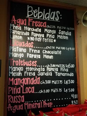 Menu photo 2 Refrequeria Las Fuentes Pasadena, TX