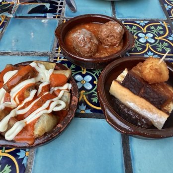 Casa Córdoba - Potatoes, pork belly and meatballs - Spanish Near Me - Montrose, California Casa Córdoba - Potatoes, pork belly and meatballs - Spanish Near Me - Montrose, California