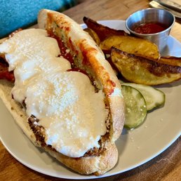 Eggplant sandwich