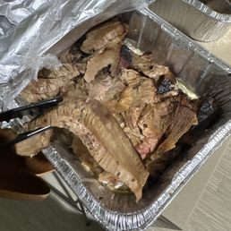 Overcooked, 3 day old, microwaved to serve, no flavor "brisket" Overcooked, 3 day old, microwaved to serve, no flavor "brisket"