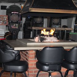 Enjoy the fireplace and a brew